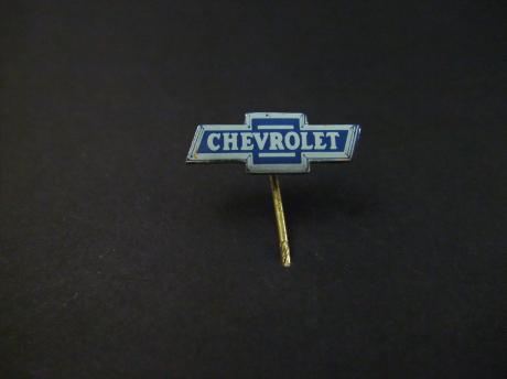 Chevrolet auto logo blauw ( zilverrand)